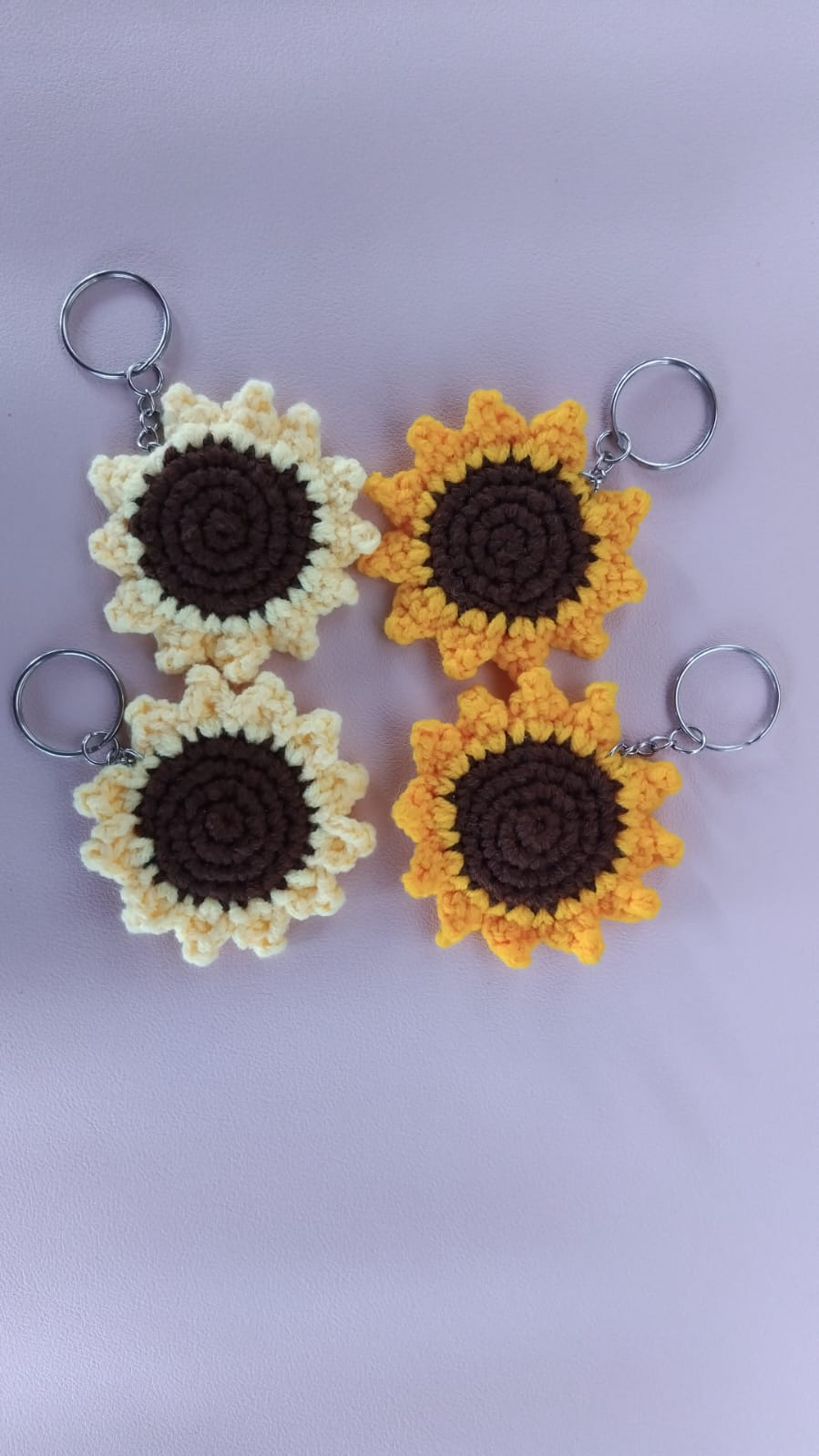 Chaveiros de Girassol