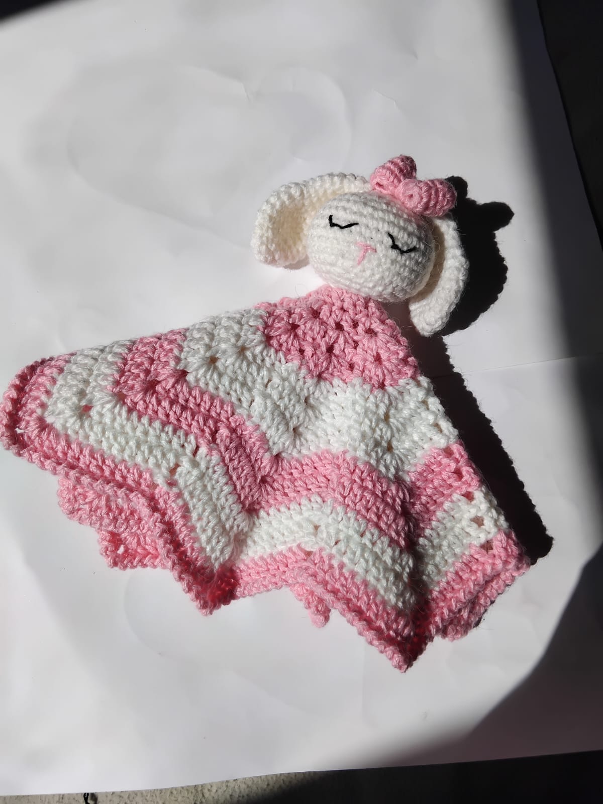 Naninha rosa de bebé