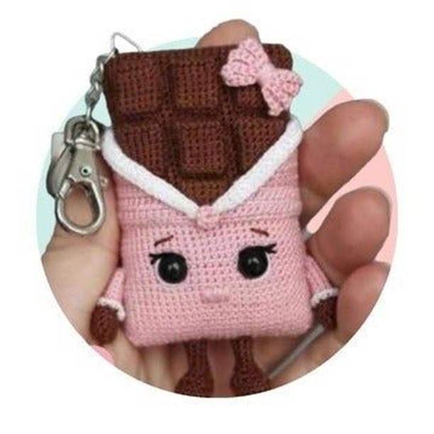 Chaveiro barra de chocolate